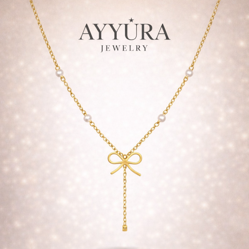 Collier Nœud Perlé