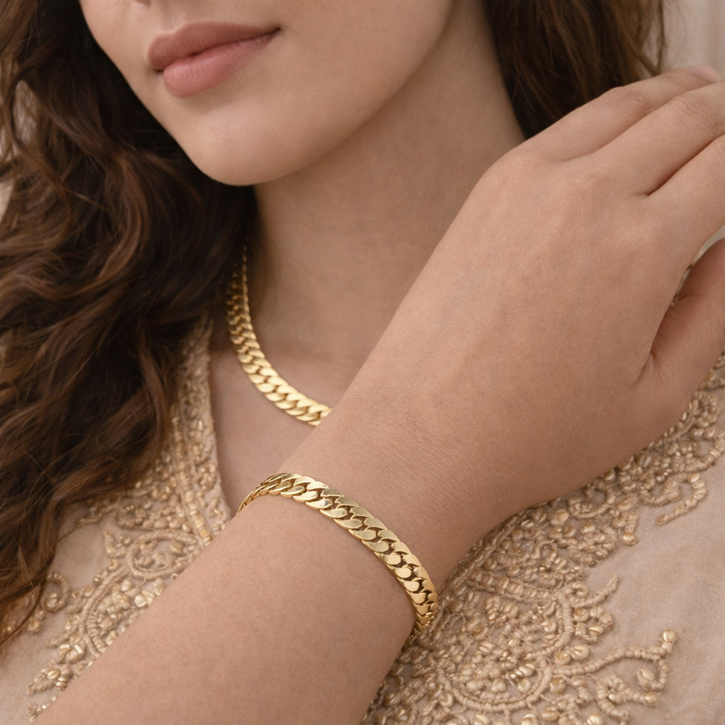 Bracelet Chaîne Dorée